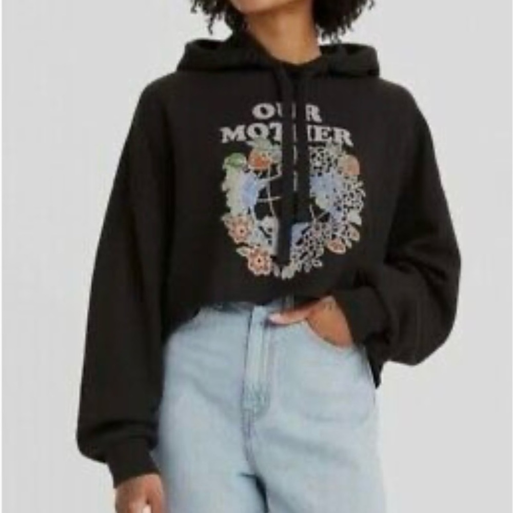 Levi’s Our Mother Graphic Cropped Hoodie